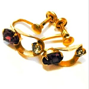 Vintage Scitarelli Screwback Earrings